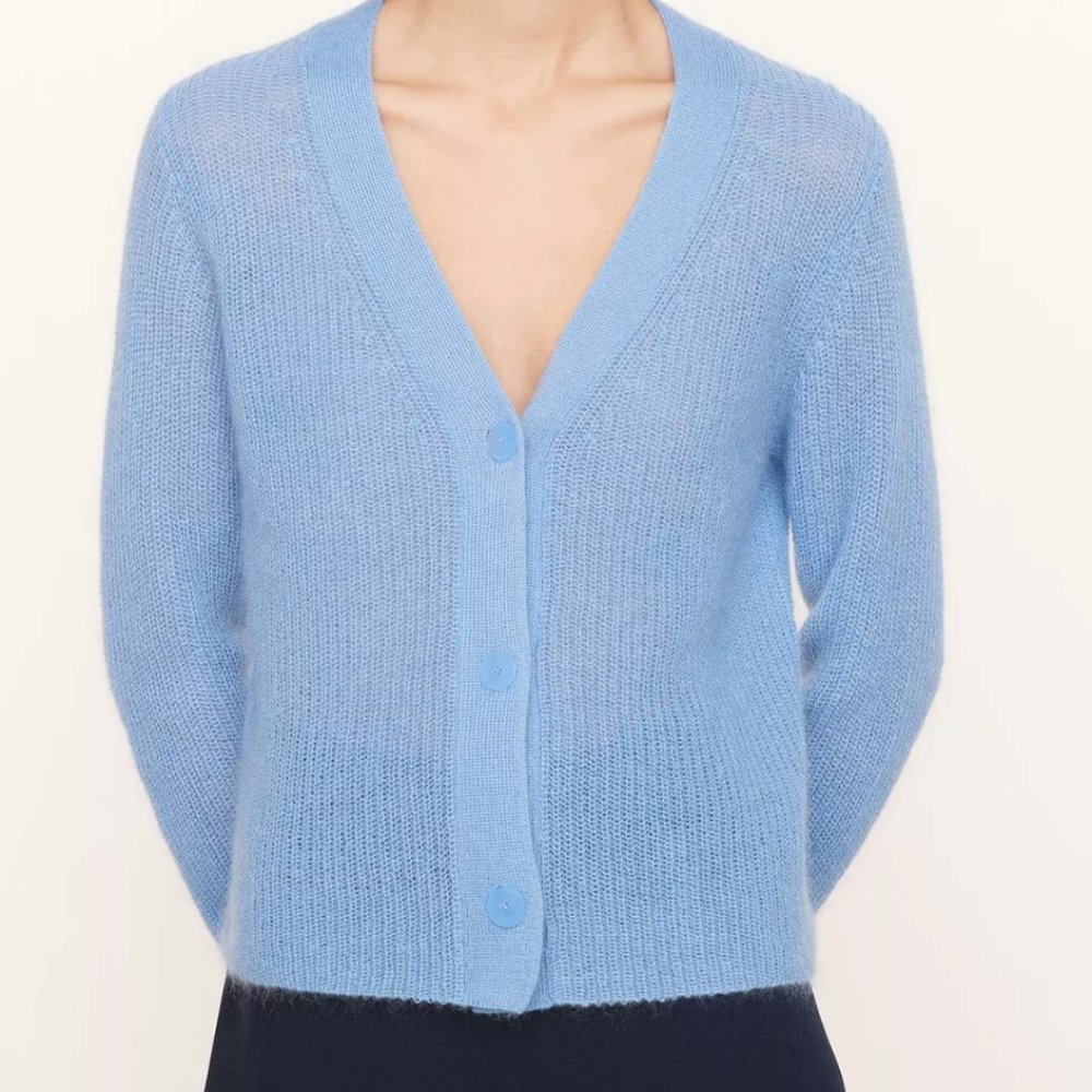 Vince Three Button Lightweight Cardigan